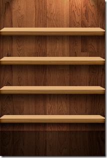wooden shelves iphone wallpaper