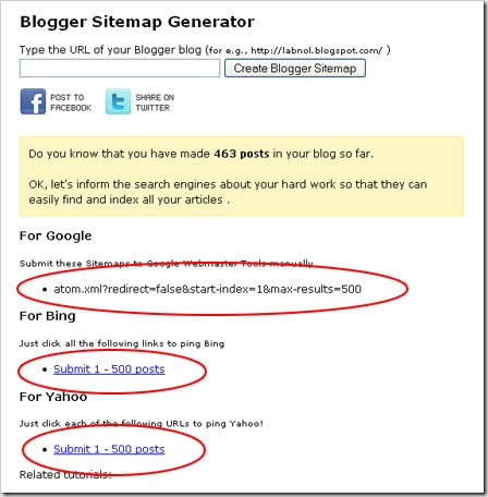 Blogger Sitemap Generator Solusi Submit Sitemap Blog Anda