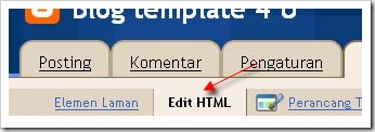 tab edit HTML