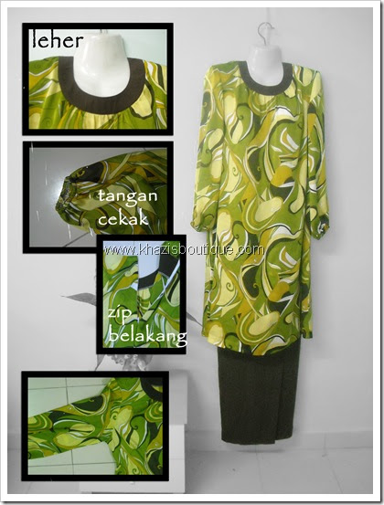 khazisboutique blog Baju Kurung Moden Hijau Bercorak khazisboutique blog Baju Kurung Moden Hijau Bercorak
