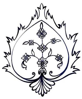 seyyed amin nabipoor اثر سید امین نبی پور cypress-blossom-style-motif 