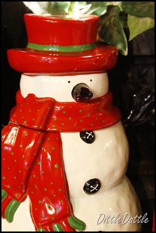 snowman cookie jar