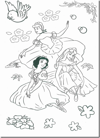Disney Princess in Ebern Girl - Coloring (5)
