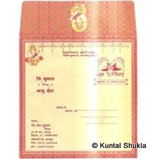  Kuntal's Marriage Invitation Envelope 