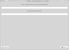 Create a new encrypted directory_012