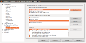Opciones - Configuración de idioma - Asistencia a la escritura_005
