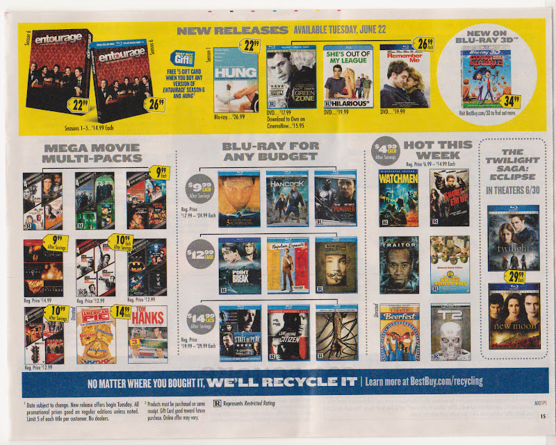 Best Buy Media Prices (June 20 June 26, 2010) DVD Talk Forum
