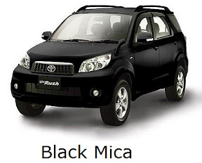 rush: new, toyota, facelift, warna, color, black mica