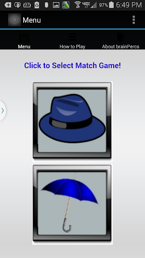 Match Hats and Umbrellas