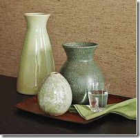 west elm_green vases