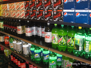 Soda Aisle in Food Cellar in Long Island City, NY - Photo by Taste As You Go