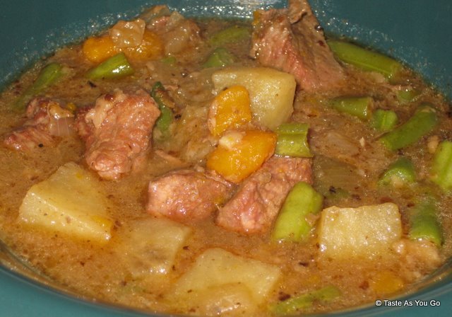 Beef Stew with Sweet Potatoes - Photo by Taste As You Go