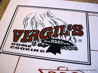 Menu of Virgil's Real Barbecue in New York, NY - Photo by Taste As You Go