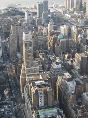 View of Macy's and Herald Square from Empire State Building - Photo by Taste As You Go