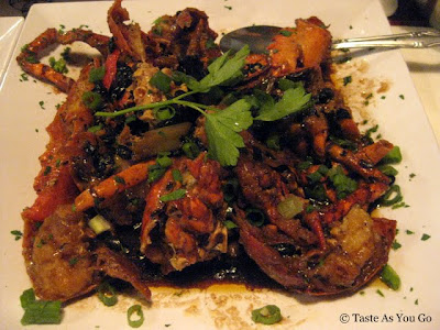 Cut Lobster with Asian Black Bean Sauce at The Waterfront Crabhouse in Long Island City, NY - Photo by Taste As You Go