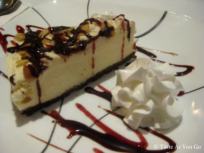 White Chocolate Cheesecake at Le Figaro Cafe in New York, NY - Photo by Taste As You Go