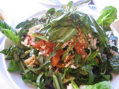 rhethymno cliffside lunch salad