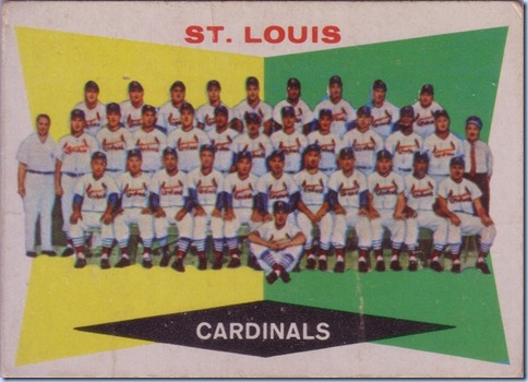 1960 Topps Cardinals
