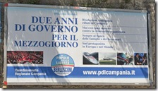 Manifesto PDL a Napoli