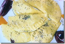 Mezzelune con ripieno di zucca e amaretti