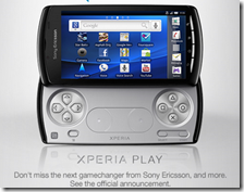 Sony Ericsson annuncia Xperia Play