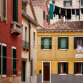 Colourful Venice Houses by Astrid Pardew - Buildings & Architecture Other Exteriors