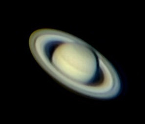 Amateur astrophoto of Saturn by Rochus Hess