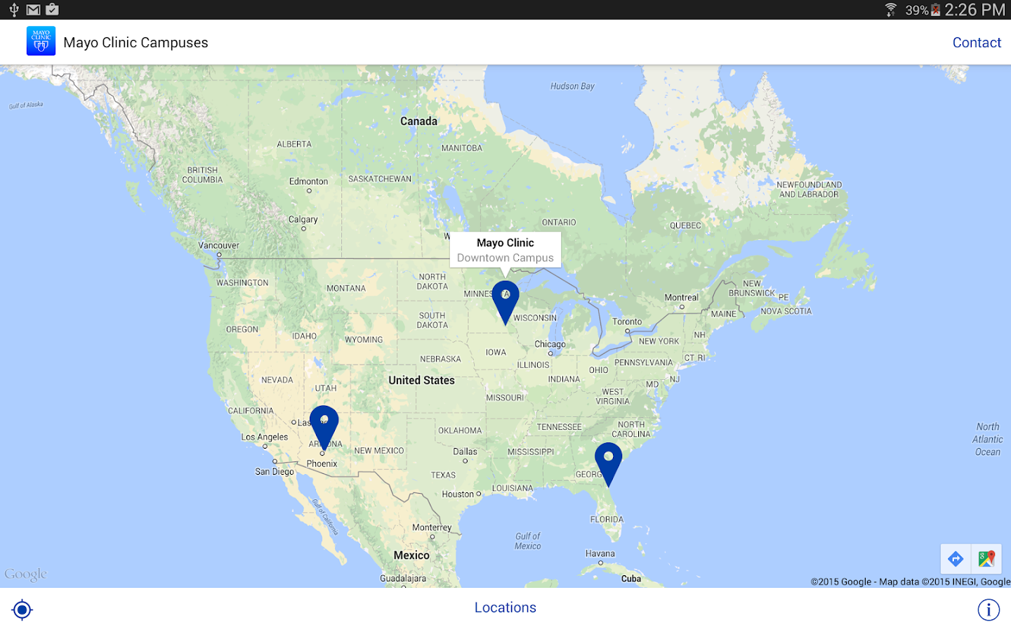   Mayo Clinic: captura de pantalla 
