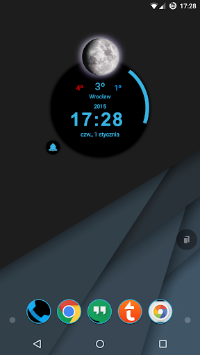 Dark Blue Theme for TSF Shell