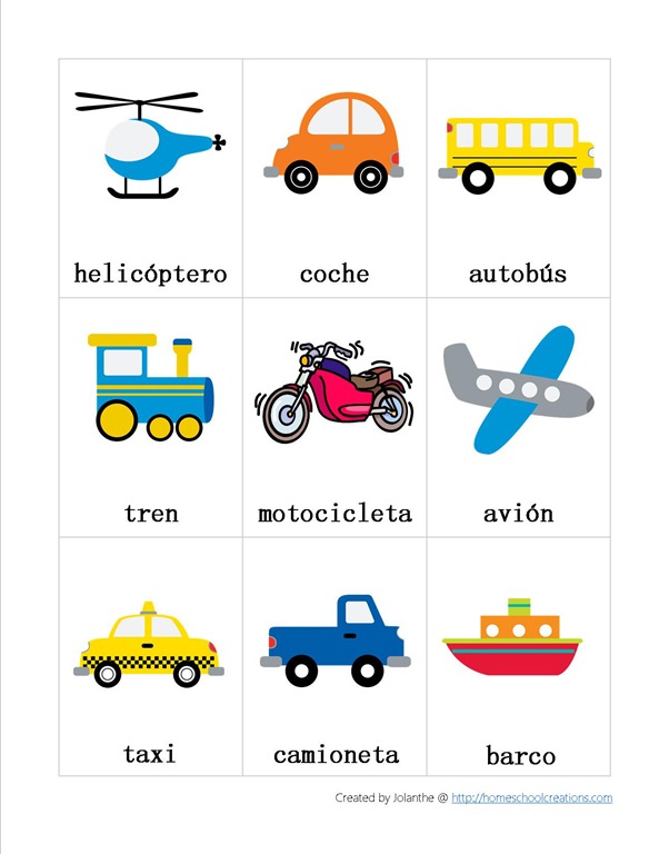 [Transportation Preschool Pack Part 1 SPANISH 1[5].jpg]