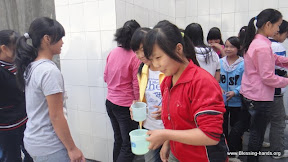 Girls drinking