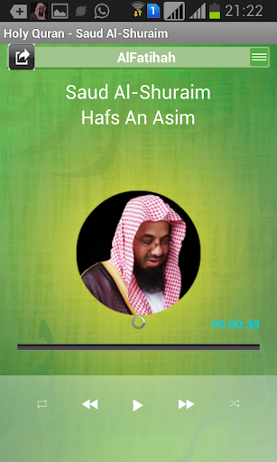 【免費音樂App】Saud Al-Shuraim The Holy Quran-APP點子