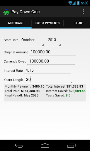 Pay Down Calc