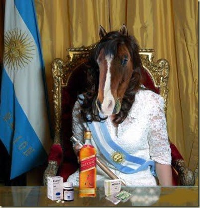 a Cristina Kirchner yegua
