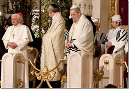 A Benedicto XVI en Sinagoga de Roma