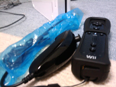 รีโมท Wii สีดำ