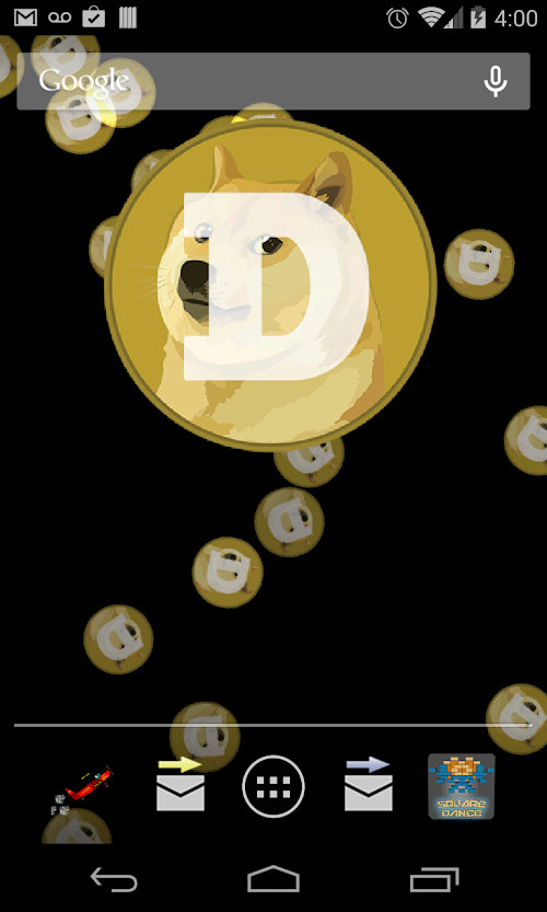 Android application Dogecoin Live Wallpaper screenshort