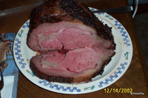 PorkyRay's Barbecue and More: Standing Rib Roast w/Montreal Steak ...