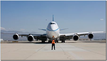 Boeing 747-8 Commercial plane