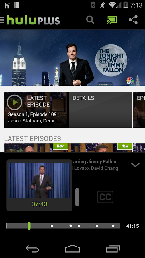 how to download hulu shows android