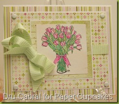 Paper Cupcakes Tulips