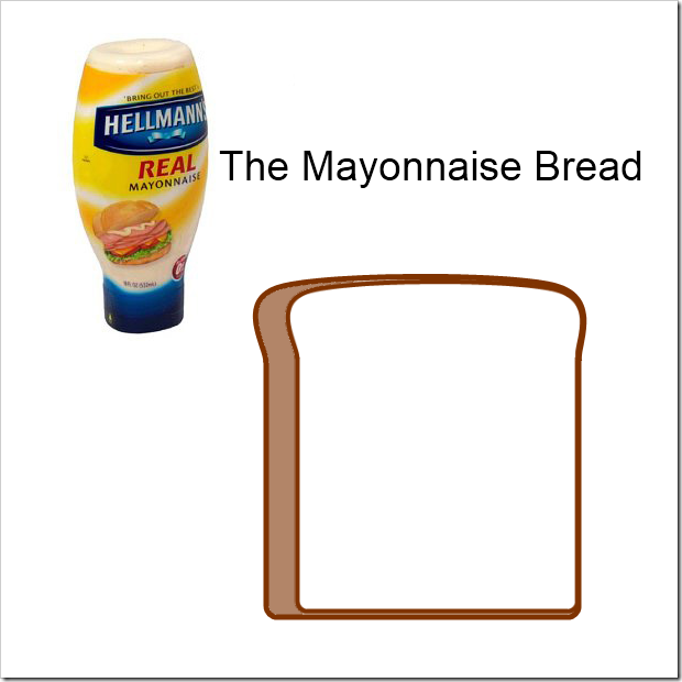 mayonnaise bread