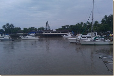Costa Rica Yacht Club from Water