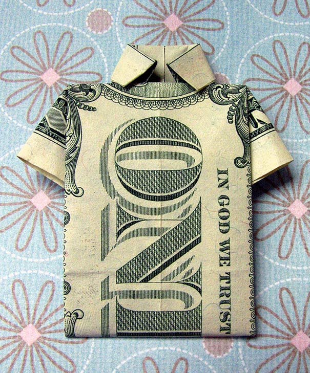 20 Cool Examples Of Dollar Bill Origami Bored Panda - 20 cool examples of dollar bill origami