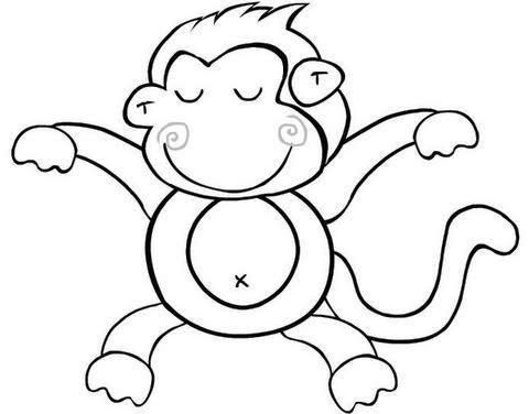 Changos Bebes Para Colorear Imagui