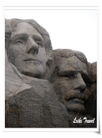 Mount Rushmore 總統石像, Jefferson and Roosevelt