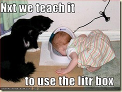 funny-pictures-cats-teach-baby-to-drink-water