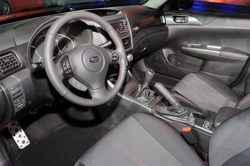 Interior of Subaru Impreza WRX