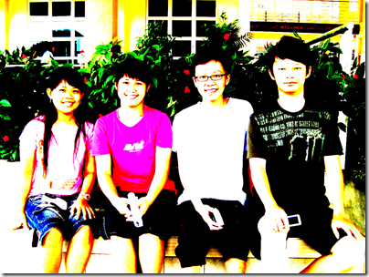 wan thin, alice, me, bernard