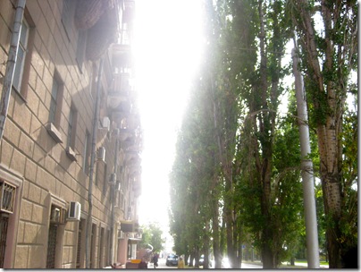 On the way to church...